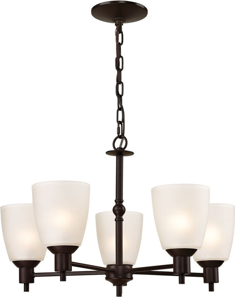 Jackson 5 Light Chandelier In Oil Rubbed Bronze