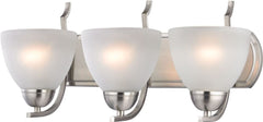 Kingston 3 Light Vanity In Brushed Nickel