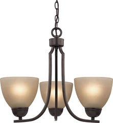 Kingston 3 Light Chandelier In Oil Rubbed Bronze