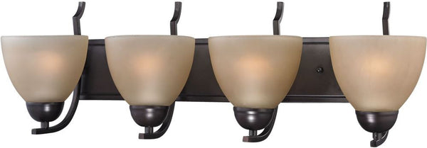 Kingston 4 Light Vanity In Oil Rubbed Bronze