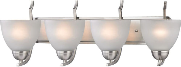 Kingston 4 Light Vanity In Brushed Nickel