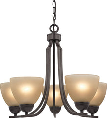 Kingston 5 Light Chandelier In Oil Rubbed Bronze