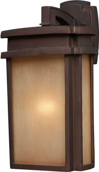 Sedona 1 Light Outdoor Wall Sconce In Clay Bronze