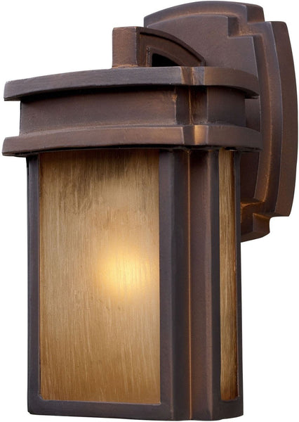 Sedona 1 Light Outdoor Wall Sconce In Clay Bronze