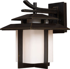 Kanso 1 Light Outdoor Sconce In Hazlenut Bronze