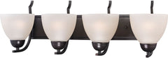 Kingston 4 Light Bath Bar In Oil Rubbed Bronze