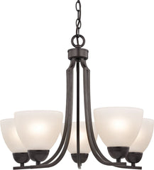 Kingston 5 Light Chandelier In Oil Rubbed Bronze
