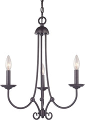 Williamsport 3 Light Chandelier In Oil Rubbed Bronze