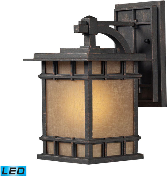 Newlton 1 Light Led Outdoor Sconce In Weathered Charcoal