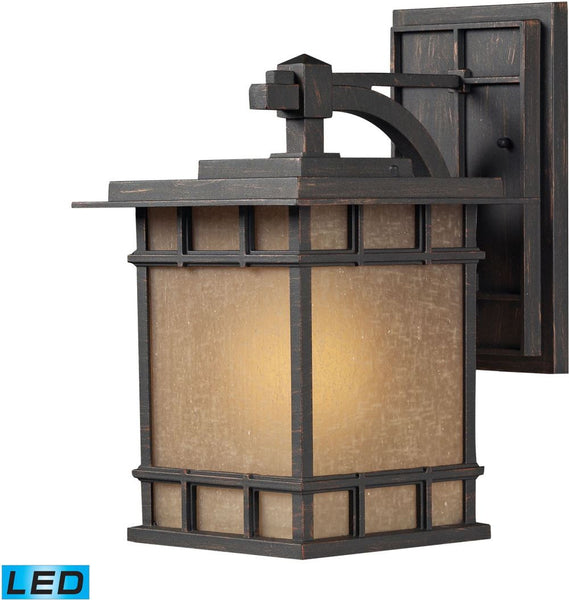Newlton 1 Light Led Outdoor Sconce In Weathered Charcoal
