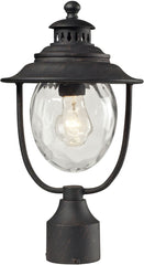 Searsport 1 Light Outdoor Post Lamp In Weathered Charcoal