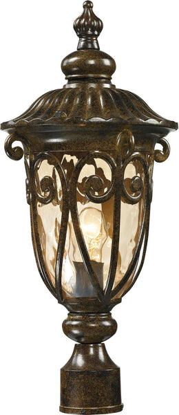 Logansport 1 Light Outdoor Post Lamp In Hazelnut Bronze