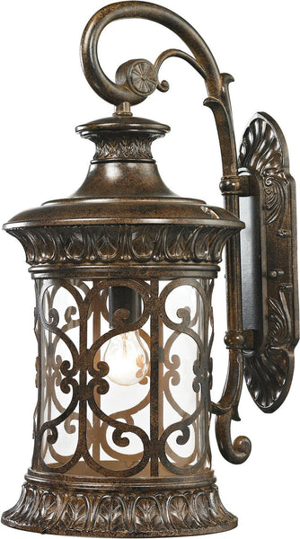Orlean 1 Light Outdoor Sconce In Hazelnut Bronze