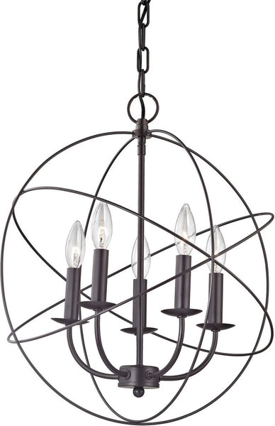 Williamsport 5 Light Chandelier In Oil Rubbed Bronze