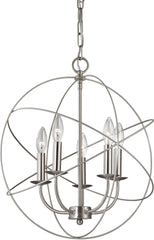 Williamsport 5 Light Chandelier In Brushed Nickel