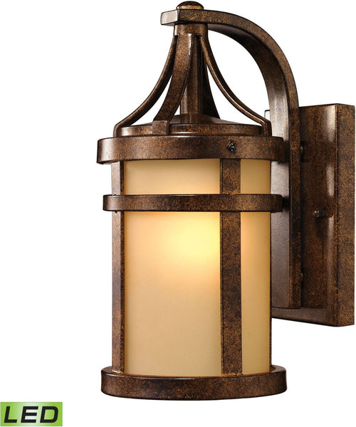 Winona 1 Light Outdoor Led Sconce In Hazelnut Bronze
