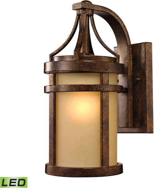 Winona 1 Light Outdoor Led Sconce In Hazelnut Bronze