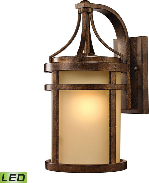 Winona 1 Light Outdoor Led Sconce In Hazelnut Bronze