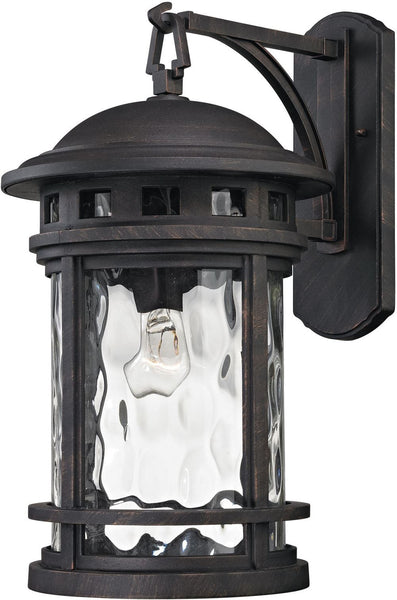 Costa Mesa 1 Light Outdoor Wall Sconce In Weathered Charcoal