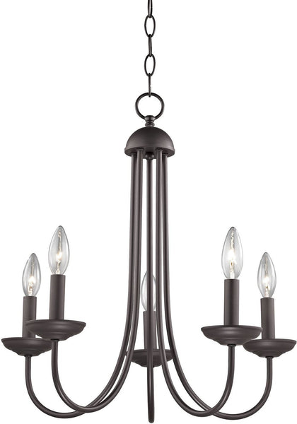 Williamsport 5 Light Chandeier In Oil Rubbed Bronze
