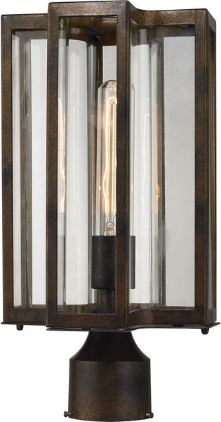 Bianca 1 Light Outdoor Post Lantern In Hazelnut Bronze