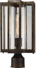 Bianca 1 Light Outdoor Post Lantern In Hazelnut Bronze