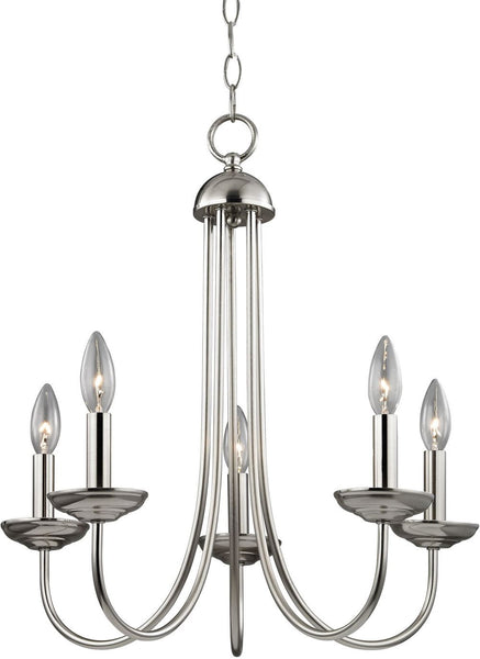 Williamsport 5 Light Chandelier In Brushed Nickel