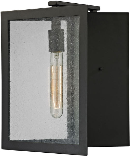 Inverse 1 Light Outdoor Wall Sconce In Matte Black