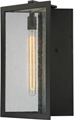 Inverse 1 Light Outdoor Wall Sconce In Matte Black