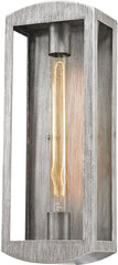 Trenton 1 Light Outdoor Wall Sconce In Silvery Ash