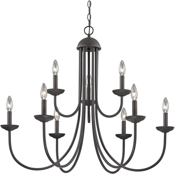 Williamsport 9 Light Chandelier In Oil Rubbed Bronze