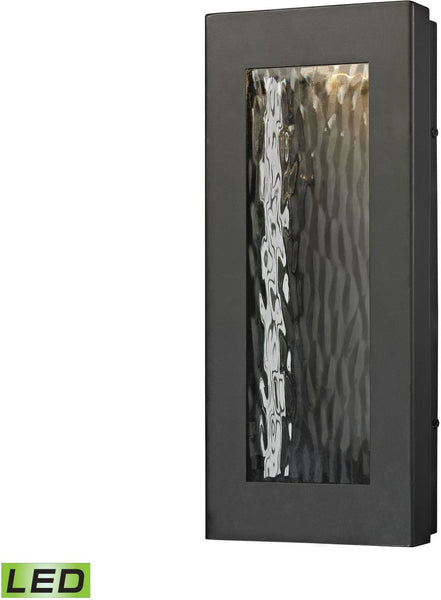 Jeremy Led Outdoor Wall Sconce In Matte Black