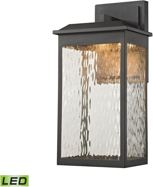 Newcastle Led Outdoor Wall Sconce In Matte Black