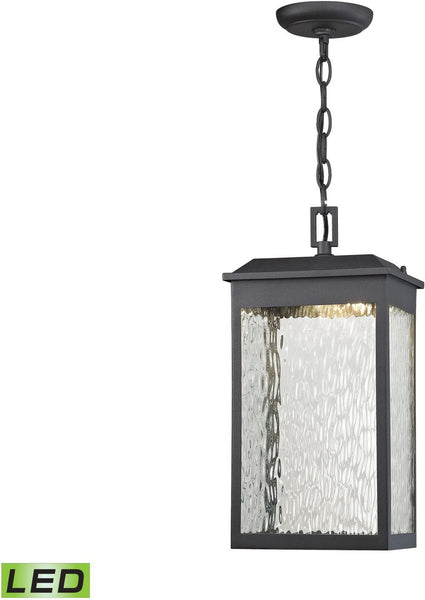 Newcastle Led Outdoor Pendant In Matte Black