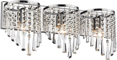 Jariah 3 Light Vanity In Polished Chrome