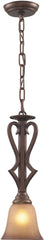 Lawrenceville 1 Light Mini Pendant In Mocha