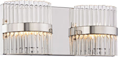 Nescott 2 Light Vanity In Polished Chrome