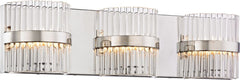 Nescott 3 Light Vanity In Polished Chrome