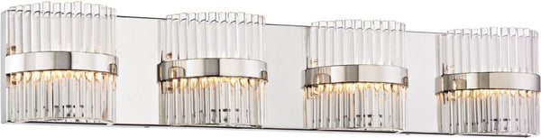 Nescott 4 Light Vanity In Polished Chrome