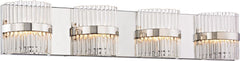 Nescott 4 Light Vanity In Polished Chrome