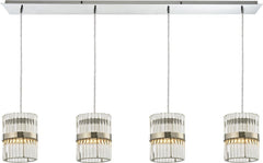 Nescott 4 Light Pendant In Polished Chrome