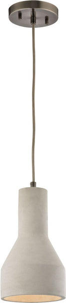 Urban Form 1 Light Pendant In Black Nickel