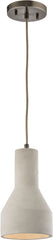 Urban Form 1 Light Pendant In Black Nickel