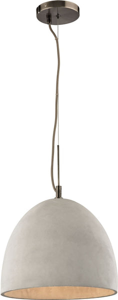 Urban Form 1 Light Pendant In Black Nickel