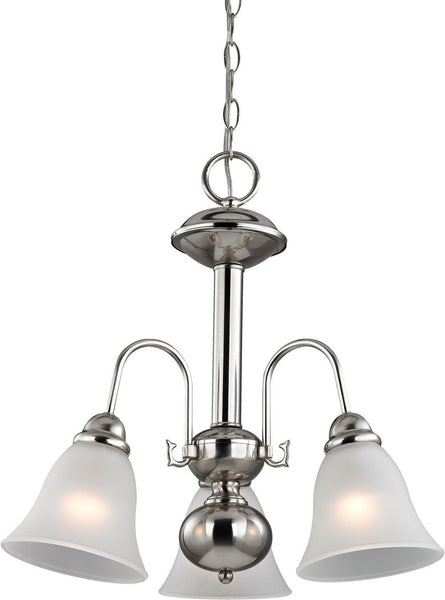 Bellingham 3 Light Chandelier In Brushed Nickel