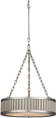 Linden Manor 3 Light Pendant In Brushed Nickel