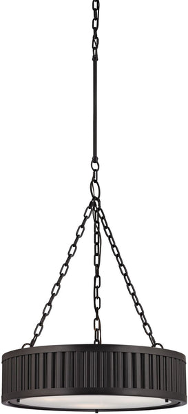 Linden Manor 3 Light Pendant In Oil Rubbed Bronze