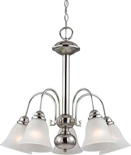Bellingham 5 Light Chandeier In Brushed Nickel