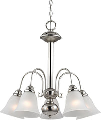 Bellingham 5 Light Chandeier In Brushed Nickel