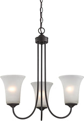 Charleston 3 Light Chandelier In Oil Rubbed Bronze